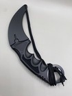 Tactical Combat Karambit Neck Knife Survival Hunting Bowie Fixed Blade W  Sheath