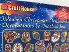Craft House Holiday Wooden Christmas Ornaments Kit 55 Double Sided Ornaments New