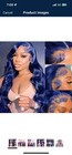 That   s A Human Hair Natural soft With A Blue Color  13 4 Lace Frontal 26 Inches 