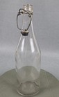 Vintage Swing Top Wire Bail Closure Flip Top Clear Glass Bottle
