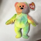    rare    Retired Ty Beanie Baby  garcia The Bear  Tag Errors And Pvc Pellets 