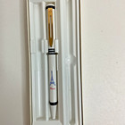 Waterman Pen Paris France Eiffel Tower Themed White Blue Red Ballpoint Gold Trim