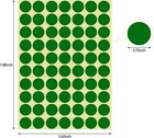2100 Pack Colored Dot Stickers  3 4  Round Color Coding Labels  Price Stickers 
