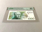 Belgium 5 000 Francs P-145 Nd  1982-92   Pmg 65 Epq