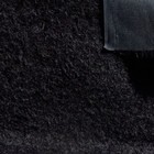 1 6 Yd 325s cm Black Intercal 5 8  Semi-sparse Curly Matted Mohair Plush Fabric