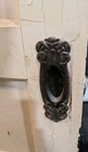 Vintage Antique Solid Wood 5-panel Pocket Door Pair With Original Hardware     