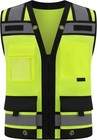 Safety Vest Hi-vis Class 2 Reflective 15 Pockets Zipper Ansi Men Women Work
