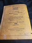 Vintage Minneapolis Moline Repair Catalog For Mm  to  Planter 20 Pages