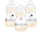 Mam Easy Start Anti-colic Baby Bottle - Cream - 5oz 3pk - Newborn 0-2 Months