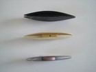 Tatting Shuttles Celluloid Black Metal Cream Lot 3