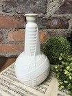 Vintage 1939 Bottle Decanter Ny World s Fair Milk Glass Uranium Globe