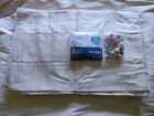 18 Prefold Cloth Diapers Lot Osocozy Unbleached Cotton Size 2 15-30 Lbs