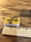 Vintage Brass Enamel Hexagon Butterfly Trinket Box Chinese Pill Box Flowers Set