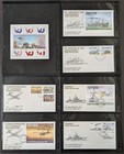 World War Two Stamp Collection First Day Covers Mnh Sheets Blocks In Binder