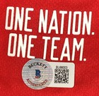 Alex Morgan Signed 2017 Nike Usa Women s Red Soccer Jersey Bas