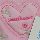 Carters Baby Girl Soft Cozy Blanket Heart Sweetheart Rose Print Pink White Os