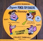 1970 s  hanna Barbera  Orig Diener Erasers Store Display Flintstones   Others 