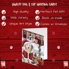 Dear Santa Mailbox Christmas Letter Tibetan Terrier Dog Greeting Cards - Ador   