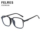 Men Women Square Anti Blue Light Eyeglasses Classic Clear Lens Glasses Frames