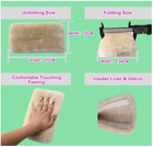 Genuine Sheepskin Plush Fuzzy Car Seatbelt Pad  Soft Fluffy Cushion Protector