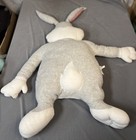 Vtg  1997 Warner Bros Plush Pillow Looney Tunes Bugs Bunny Large 44   x 25    Read