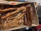 Marx Johnny West Cowboy   Western Action Figure Parts Lot W  Original Box
