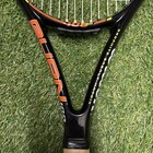 Wilson Burn 100 Tennis Racquet 4 3 8 Grip 9 4 Oz  16x20 Orange Black 2017