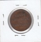 Prince Edward Island  ships Colonies   Commerce 1 2 Penny Token - Pe10-39 - Vf