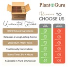 Unscented Jumbo Incense Sticks 19  Long Large Bulk 30 Sticks Per Bundle 