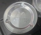50 New old Stock Vintage Mcdonald s  Aluminum Ashtray 3 5  Wide Nostalgic