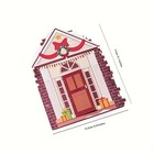 3d Pop Up Christmas Card Featuring Cats   Christmas Scene With Envelope
