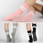 Pilates Socks With Grips For   Non-slip Grippy Yoga Socks With Sticky Bottom    