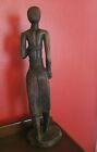 Hand-carved 25  Wood Vintage Tribal African Art Figure