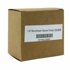 100 Pack 1 8  Aluminum Screw Posts - New - Free Shipping - Multi Pack Discounts