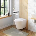 Double Roll Toilet Paper Holder Dispenser W  Shelf Storage-commercial 2-roll