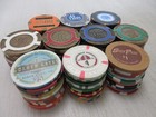 100 Special Casino Chips Lot  2 Gaming Poker Las Vegas   New   Used Clay Brass