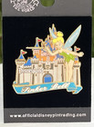 Vintage Disney Pins Disneyland Castle Tinker Bell Wand   Banner 2002 Pin New