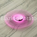 Glossy Metallic Tri Spinner Fidget Hand Figet Desk Toy Focus Edc Adhd    usa    Pink