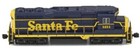 Azl Emd Gp30 Santa Fe Locomotive Rd 1211 American Z Line 62103-4 Z Scale Z Gauge