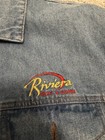 Riviera Hotel   Casino Las Vegas Embroidered Denim Jacket Xxl - Casino Theme