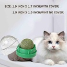 Aoodoom 6 Pcs Catnip Balls Green
