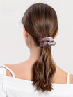  10 Pack  Assorted Color Small Velvet Scrunchies For Thin Hair Women