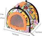 Hamster Carrier Bag Small Animal Outgoing Travel Pouch Pet Backpack Carrying Bag