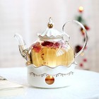 Ceramic Teapot With Strainer Vintage Porcelain British Tea Pot And Cup Set