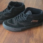Vans Half Cab Black Skateboarding Shoes Men   s Us 10 5 Medium
