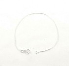 Sterling Silver Ankle Bracelet 9  - 10  - Free Gift Packaging