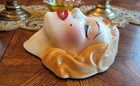 Marilyn Monroe Clay Art Ceramic Wall Mask 1980s 