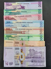 2017-2022 Malawi 20 50 100 200 500 1000 2000 5000 Set Kwacha Banknote Unc