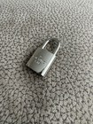 Louis Vuitton Padlock Shinny Silver Lock  2 Key Brass Authentic Number 315