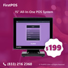 15  All In One Touchscreen Cash Register Till System For Retail Takeout Salon